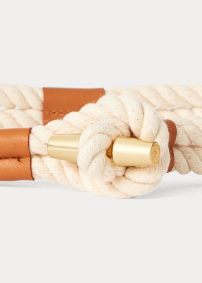 Ralph Lauren Medium Cotton Rope Bælte Dame Danmark (KRZTW3270)